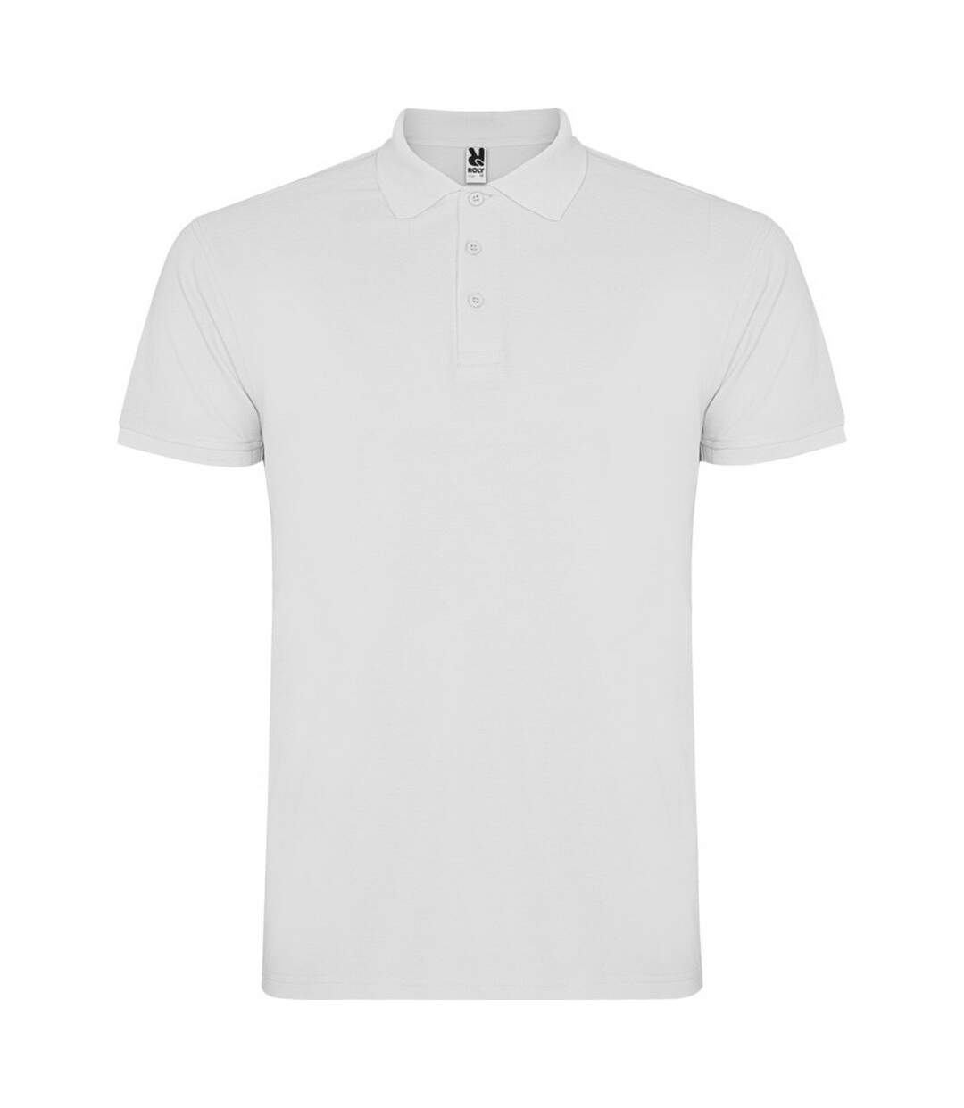 Polo star homme blanc Roly-1