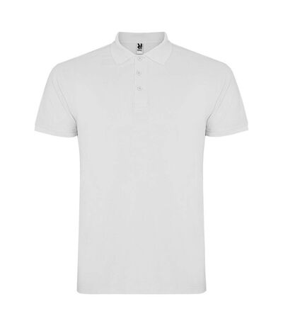 Polo star homme blanc Roly