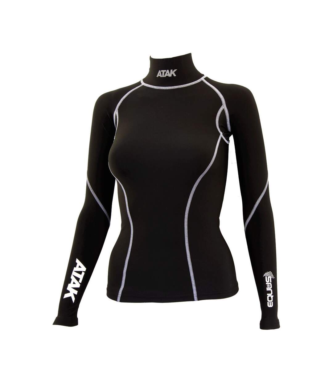 Atak Equus Womens/Ladies Compression Shirt (Noir) - UTBZ624-1