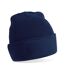 Bonnet Unisexe Adulte Original Patch Bleu Marine Beechfield-1