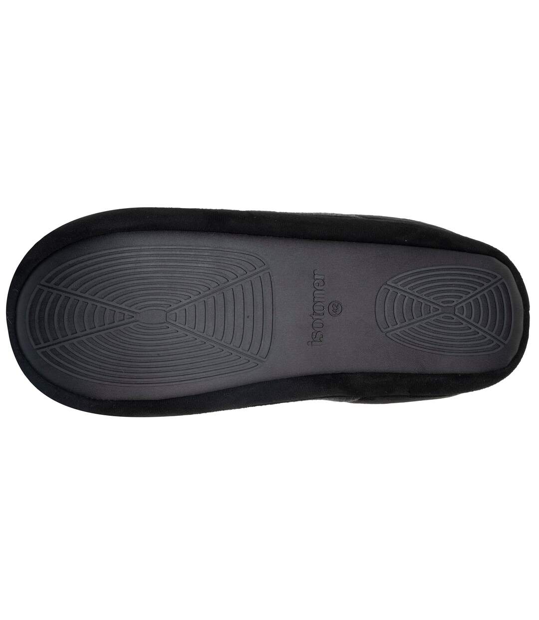 Isotoner Chaussons extra-light Mules homme polaire - semelle gomme ultra souple-4