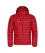 Mens Hudson Padded Jacket Red Clique-1