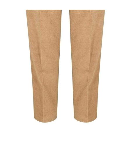Mens Peter Straight Leg Trousers Beige Boss