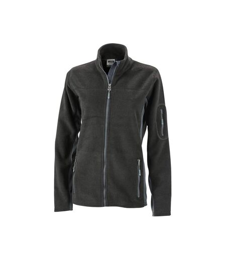 Veste Polaire Strong Femme Noir Carbone James And Nicholson