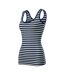 Débardeur Sailor Femme Bleu Marine Blanc Malfini-3