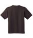 Gildan Childrens Unisex Heavy Cotton T-Shirt (Dark Chocolate)