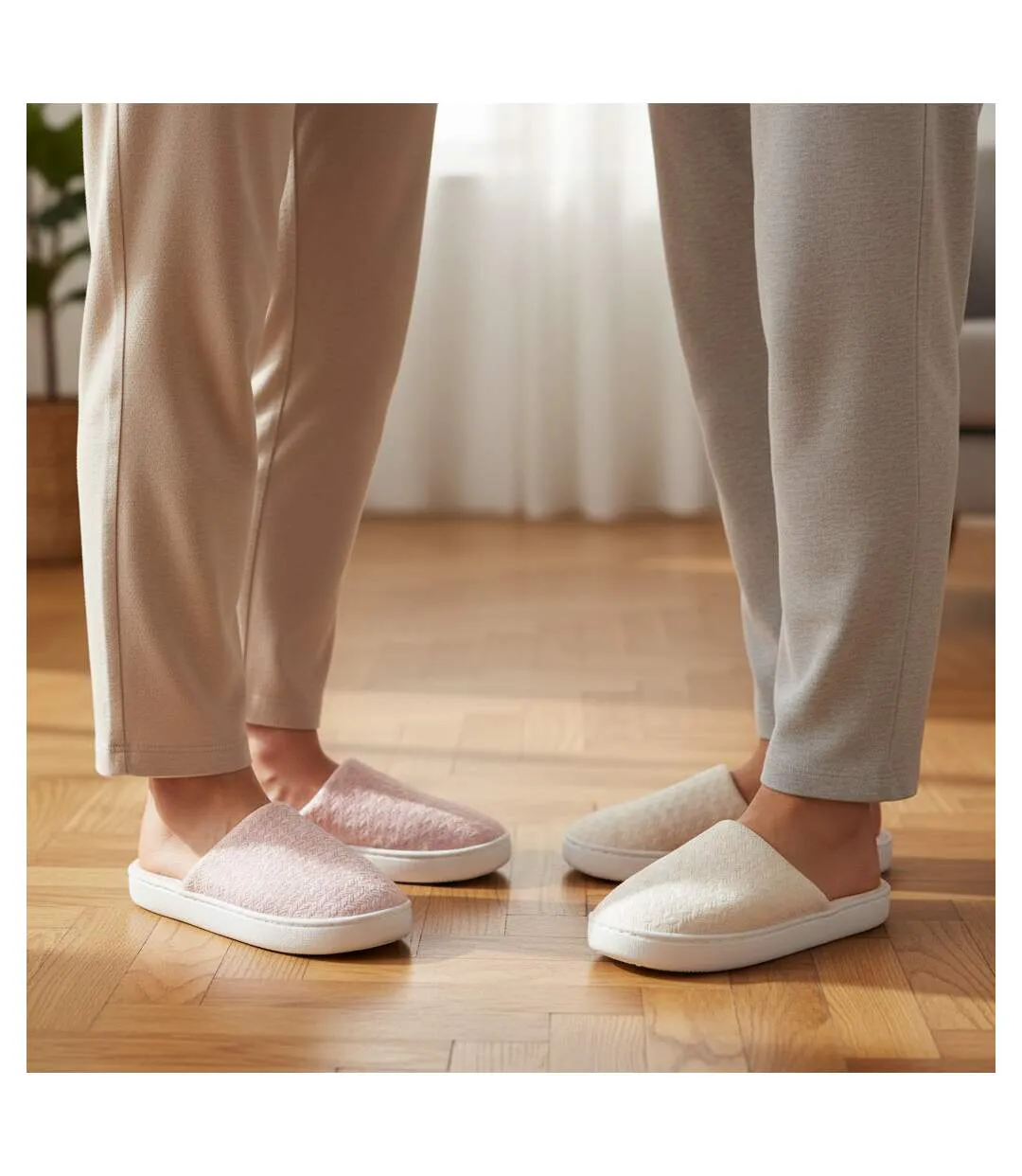 OZABI Pack 2 Paires Mules Femme Semelle Nuage Doublure Éponge-2