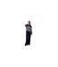 Womens/ladies Serena Striped Sweater Top Navy Finery-1