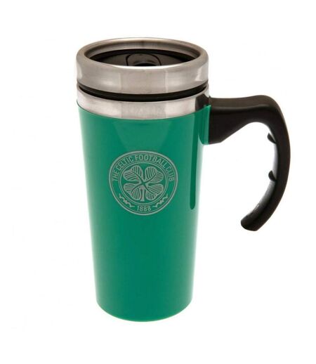 Celtic FC Official Aluminum Travel Mug (Green) (One Size) - UTTA1656