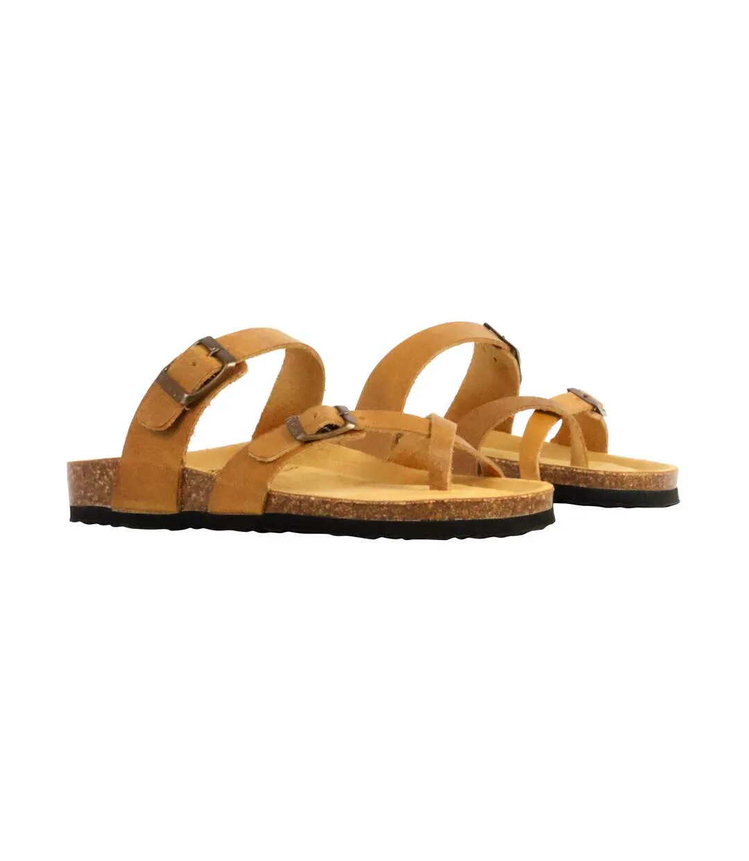 Mules Plate Cuir Plakton Bombay-3
