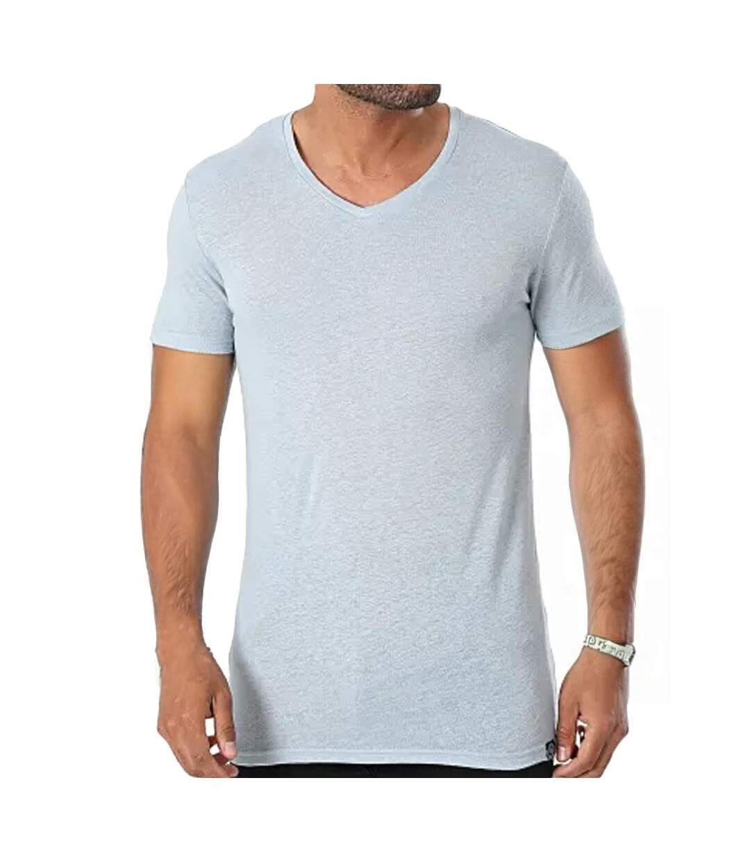 T-shirt Bleu Clair Homme Paname Brothers Tom - L