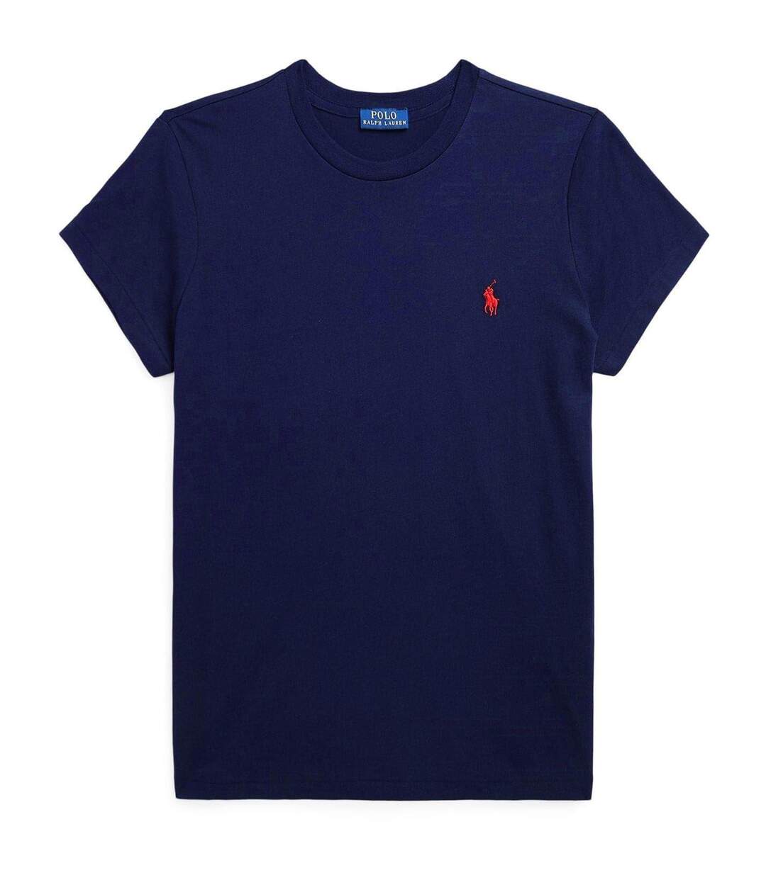 Womens/ladies Jersey T-shirt Navy Ralph Lauren-2