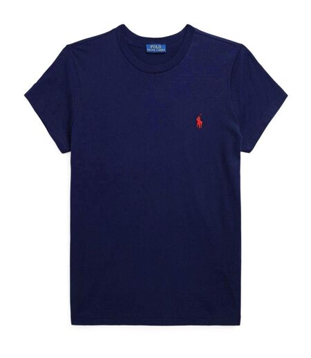 Womens/ladies Jersey T-shirt Navy Ralph Lauren