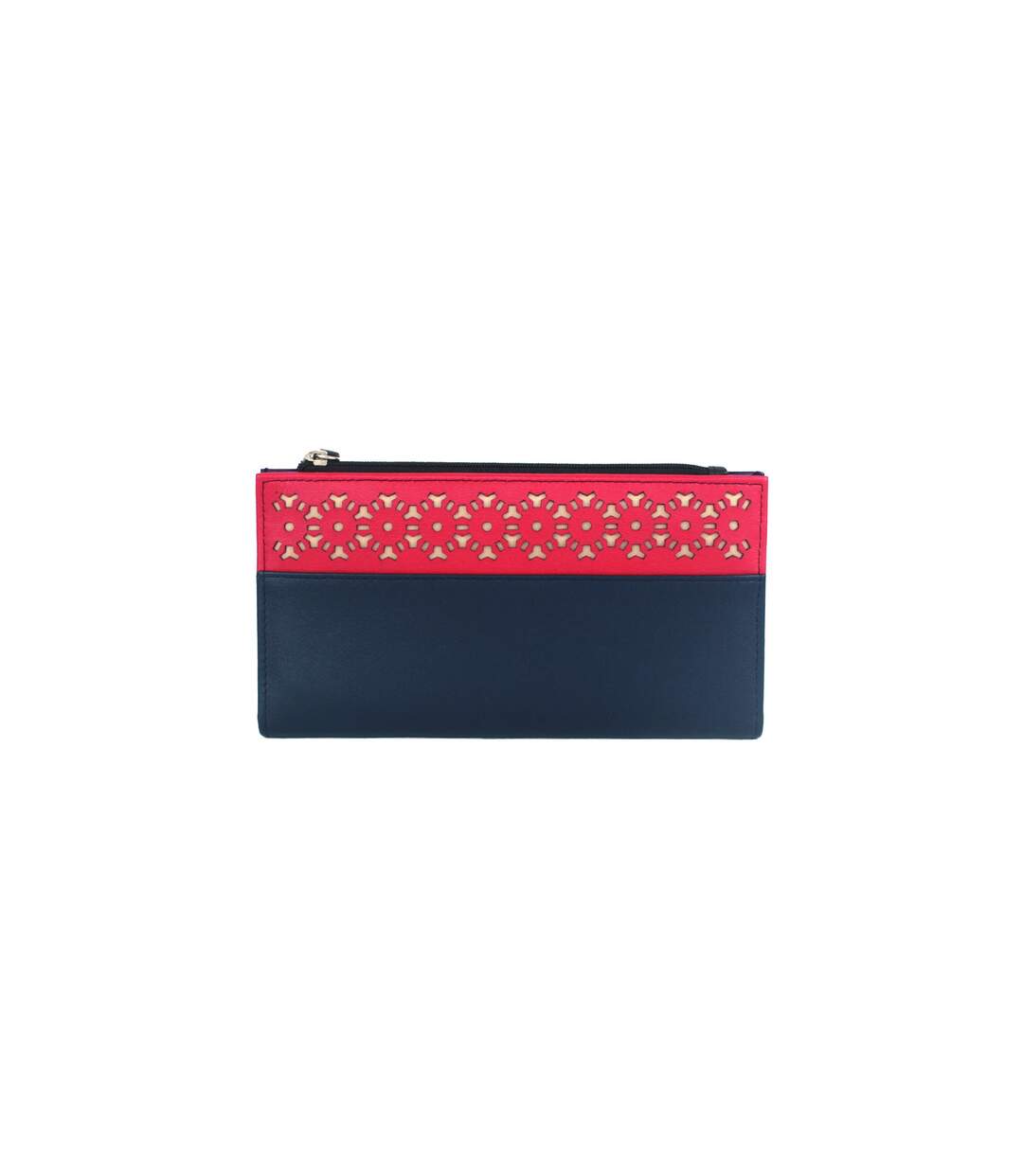 Eastern Counties Leather Karlie Womens/Ladies - Porte-monnaie à panneaux contrastés (Bleu marine / rose) (One size) - UTEL354