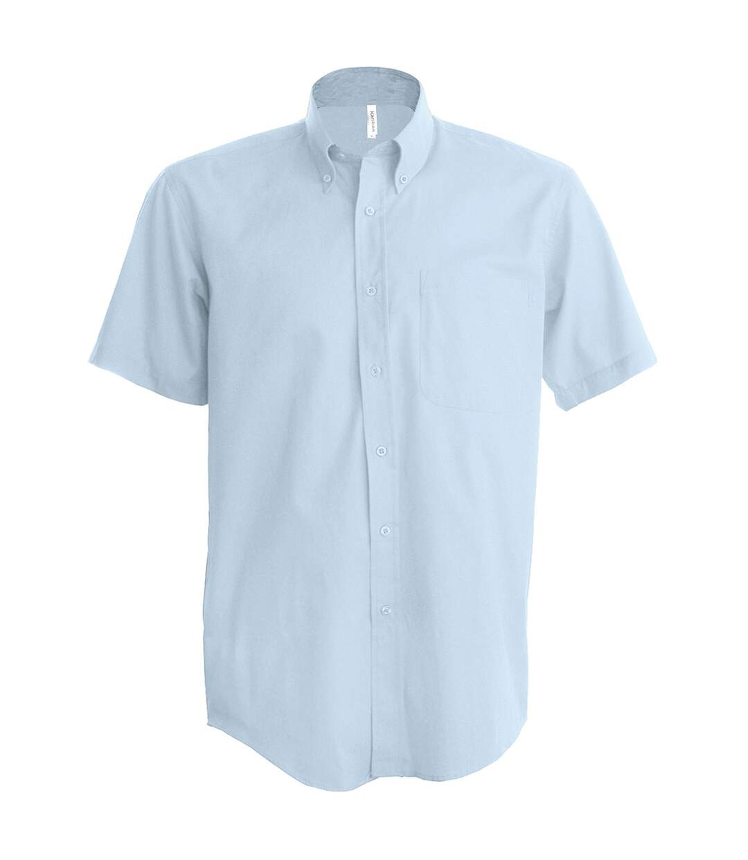 Chemise à manches courtes homme bleu oxford Kariban