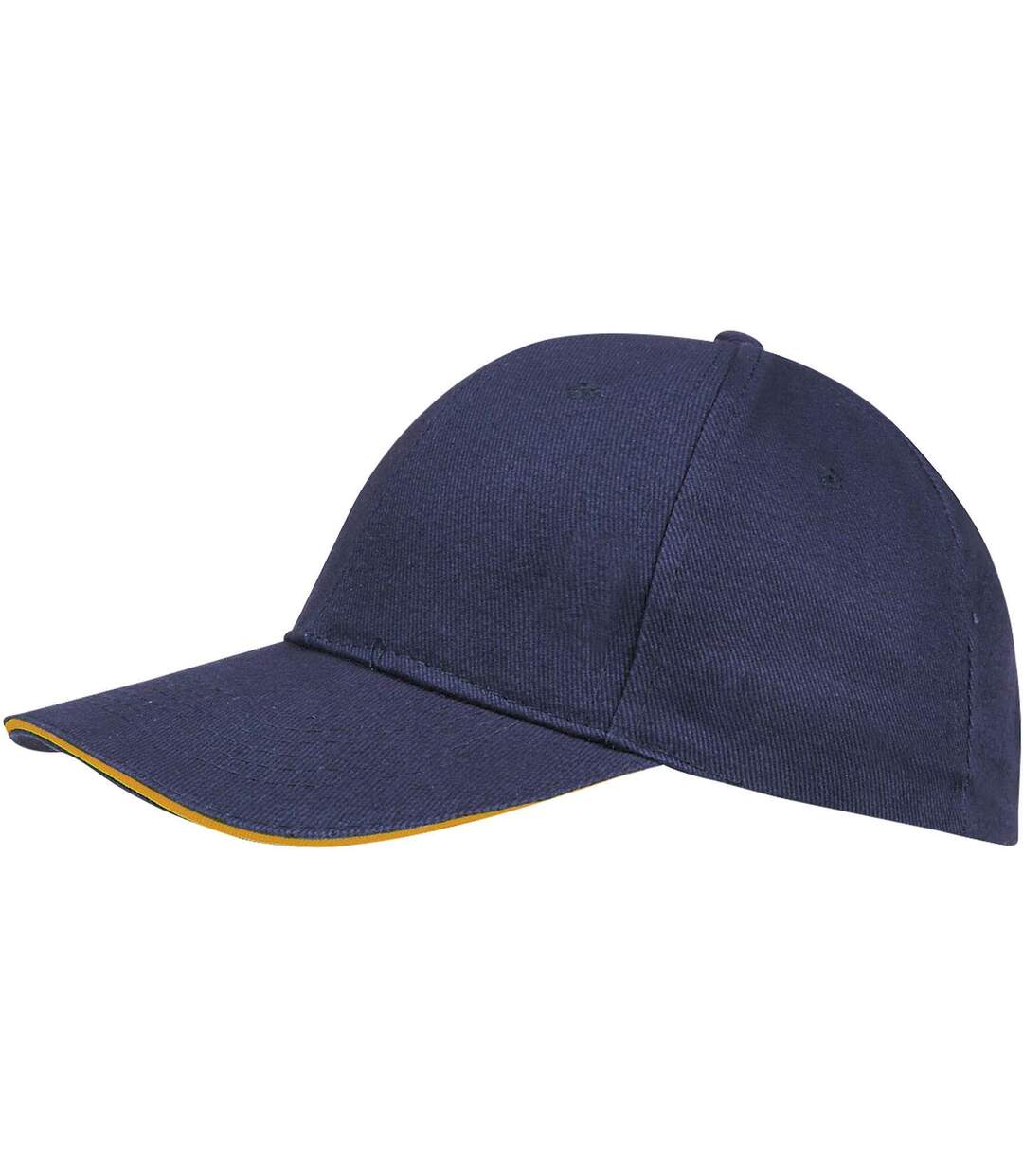 SOLS Unisex Buffalo 6 Panel Baseball Cap (French Navy/Neon Orange) - UTPC372-3