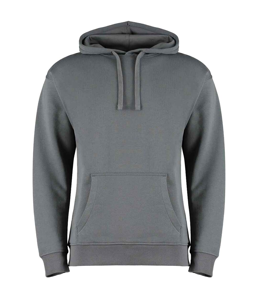 Sweat À Capuche Adulte Gris Foncé Kustom Kit-1