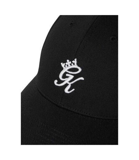 Fundamental Embroidered Logo Baseball Cap Black Gym King