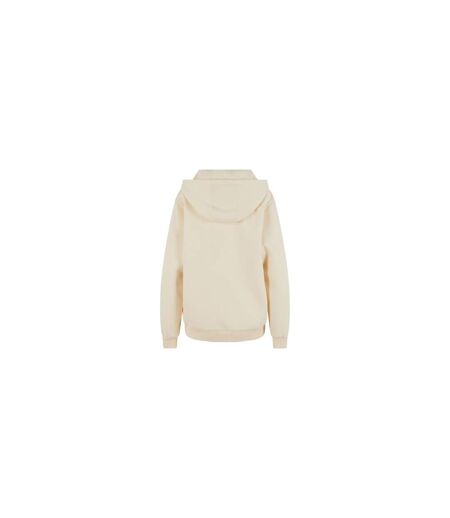 Sweat À Capuche Duveteux Femmes/ladies Sable Blanc Build Your Brand