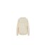 Sweat À Capuche Duveteux Femmes/ladies Sable Blanc Build Your Brand-3