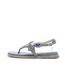 Sandales bleu à bijoux femme xti 144017-1
