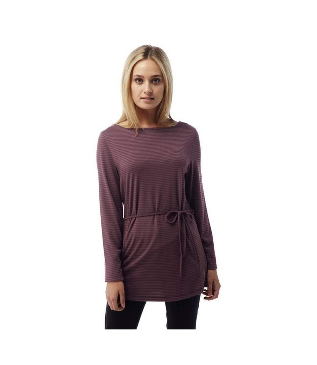 Haut À Manches Longues Femme Bordeaux Fairview-1