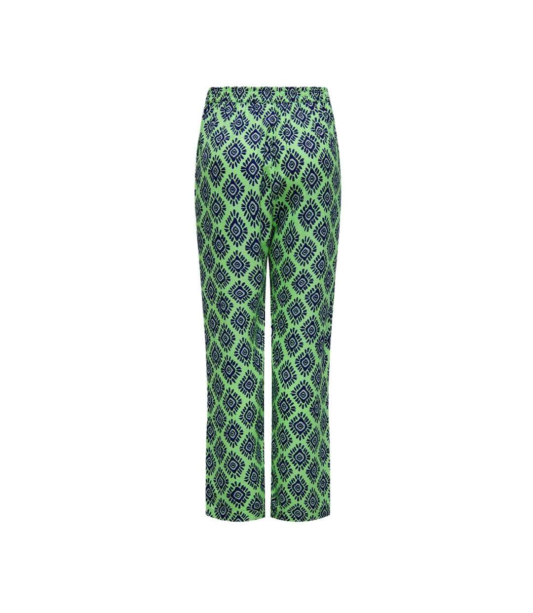 Pantalons fluide Vert Femme Only Palazzo - L-2