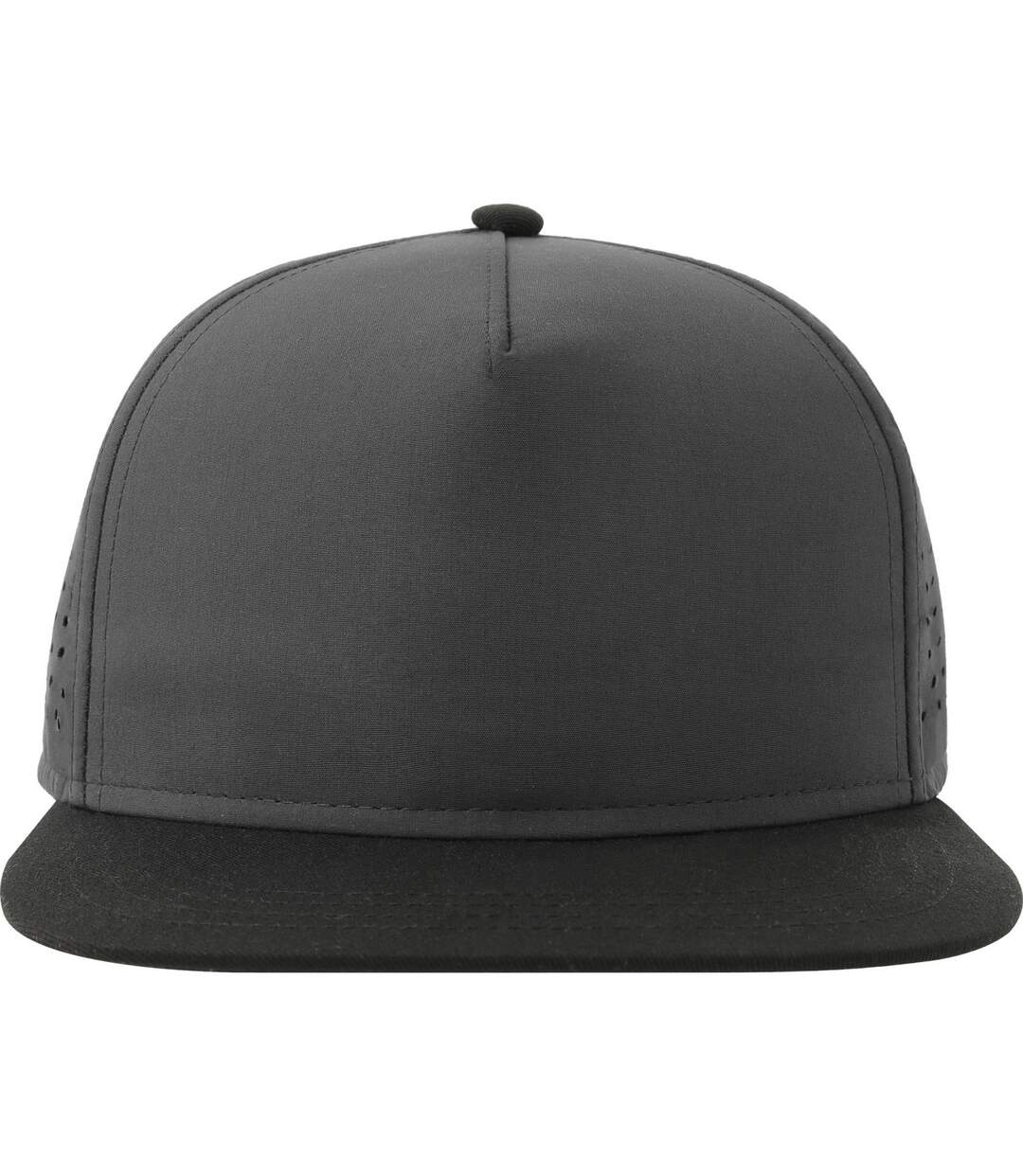 Casquette ajustable bank adulte gris foncé / noir Atlantis-1