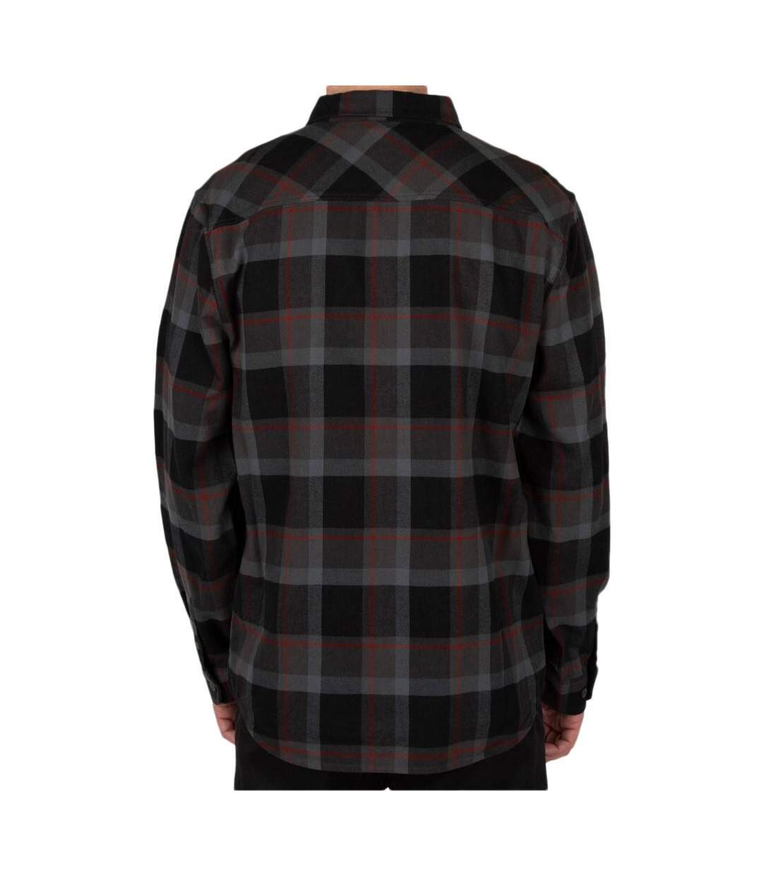 Chemises Manches Longues Noir/Gris Homme Salty Crew Flannel - M