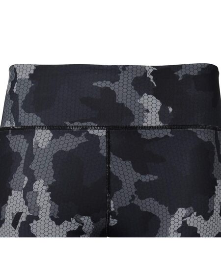 Tri dri womens/ladies performance hexoflage leggings camo charcoal Tri Dri Performance Hexoflage