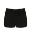 Short de sport rétro femme noir/noir Skinni Fit