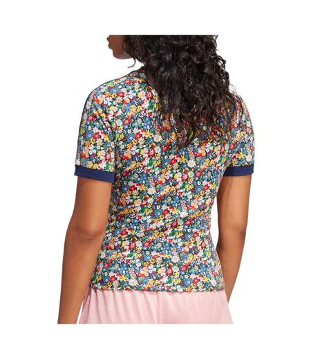 T-Shirt noir/jaune femme adidas liberty cali