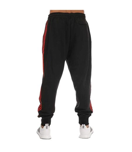 Pantalon de jogging lifestyler homme noir / rouge Adidas