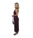 Robe Mi-longue Fête Motif/style Strass Femme Pourpre AX Paris-4