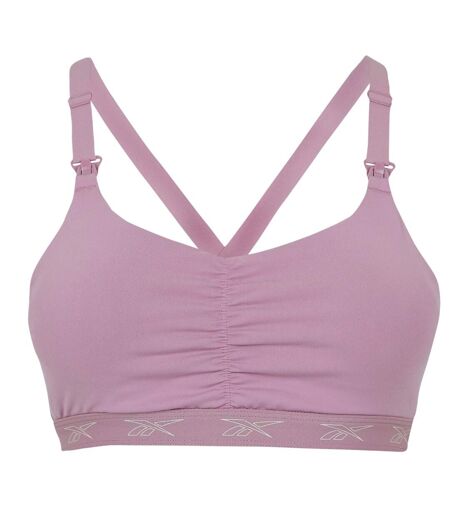 Brassière De Sport Femme Rose Reebok