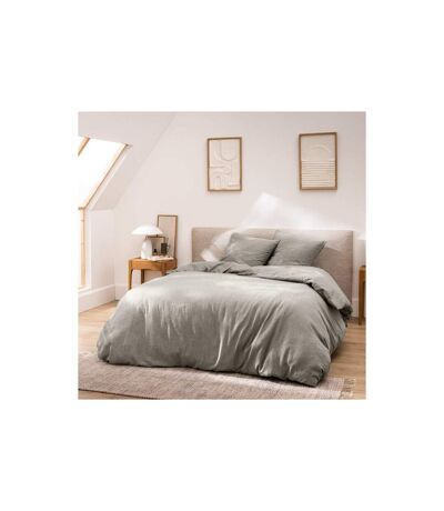 Parure de Lit 3 Pièces Meline 240x220cm Anthracite