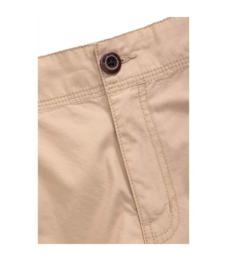 Mens atlantis organic cargo shorts beige Animal