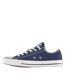 Mens Ox Logo Canvas Trainers Navy Converse-4