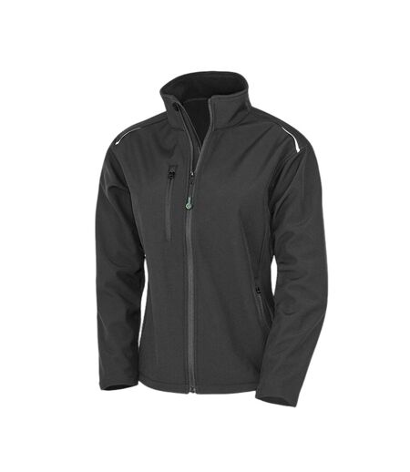 Veste Softshell Femme Noir Result Genuine Recycled