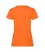 Womens/ladies Lady Fit T-shirt Orange Fruit Of The Loom-2