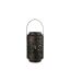 Lanterne Cylindrique Métal Sévilla 45cm Noir Mat