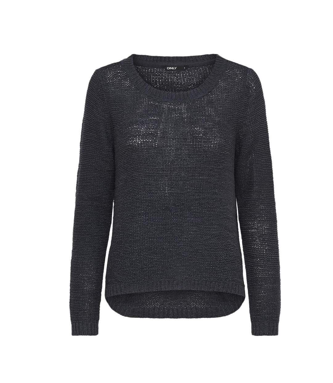 Pull gris femme only geena xo - l-3