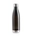 Stainless steel 500ml water bottle one size black XD Collection-1