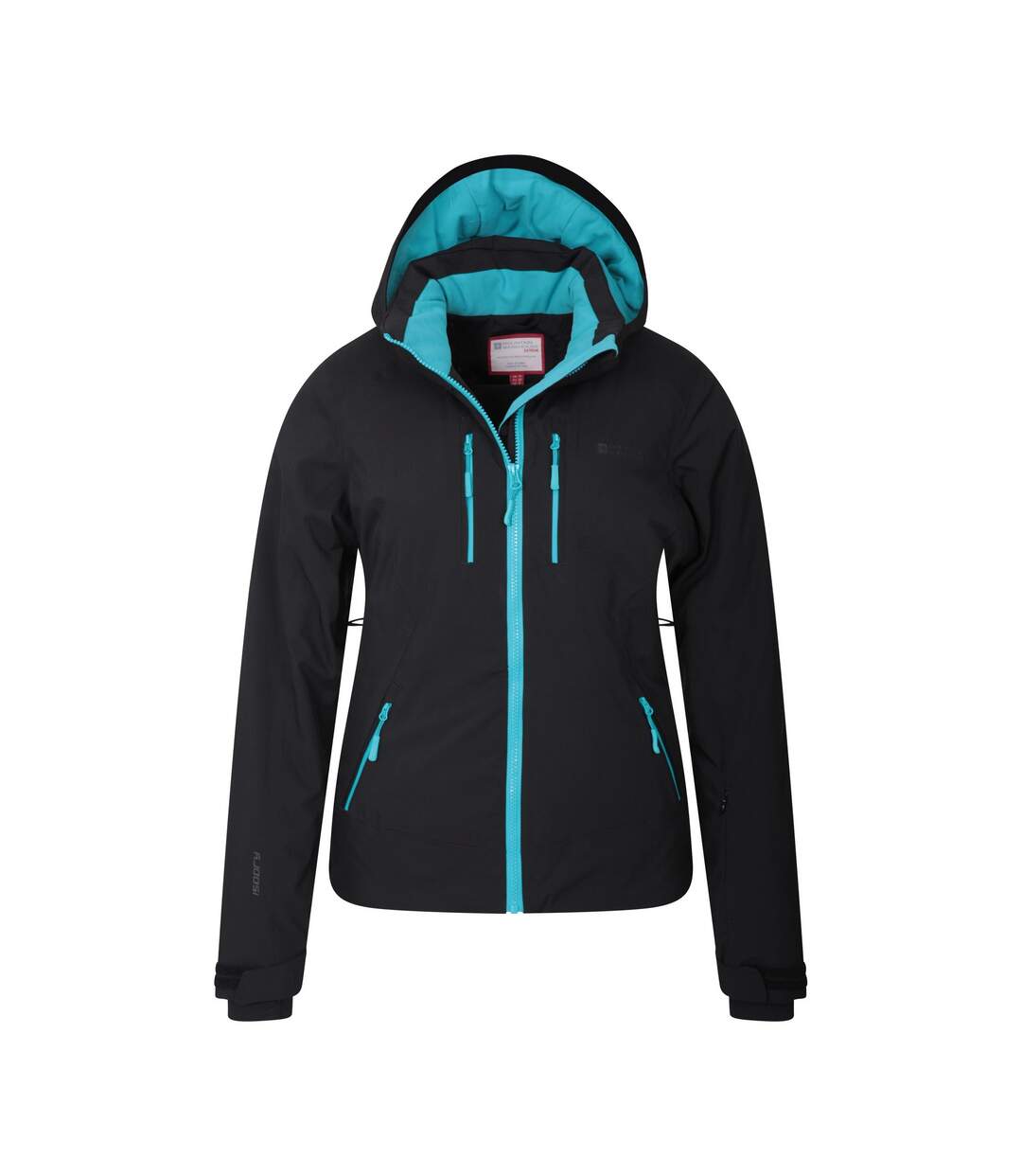 Blouson de ski slopestyle extreme femme carbone Mountain Warehouse-4