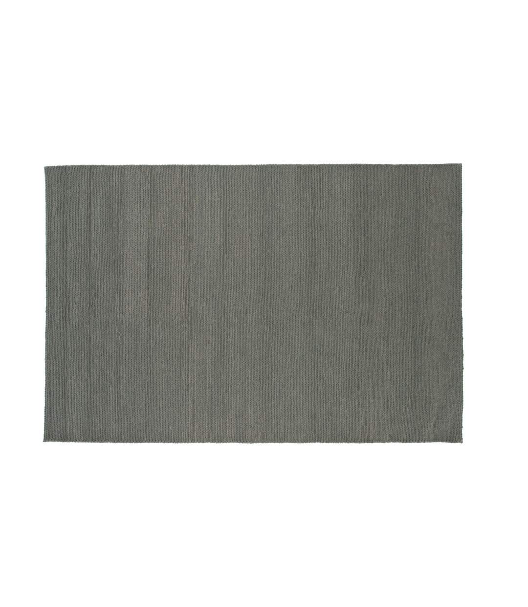 Tapis Tressé en Laine Marta 200x300cm Vert-1
