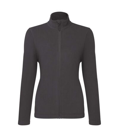 Premier Womens/Ladies Recyclight Full Zip Fleece Jacket (Dark Grey)