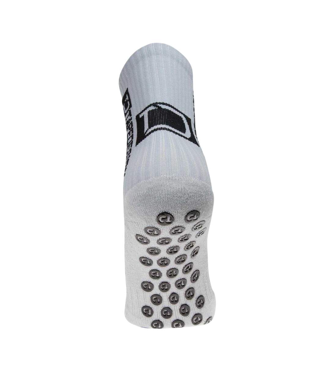 Unisex Adult  Grip Ankle Socks Light Grey Classic-3