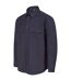 Front Row Unisex Adult Cotton Drill Overshirt (Navy)