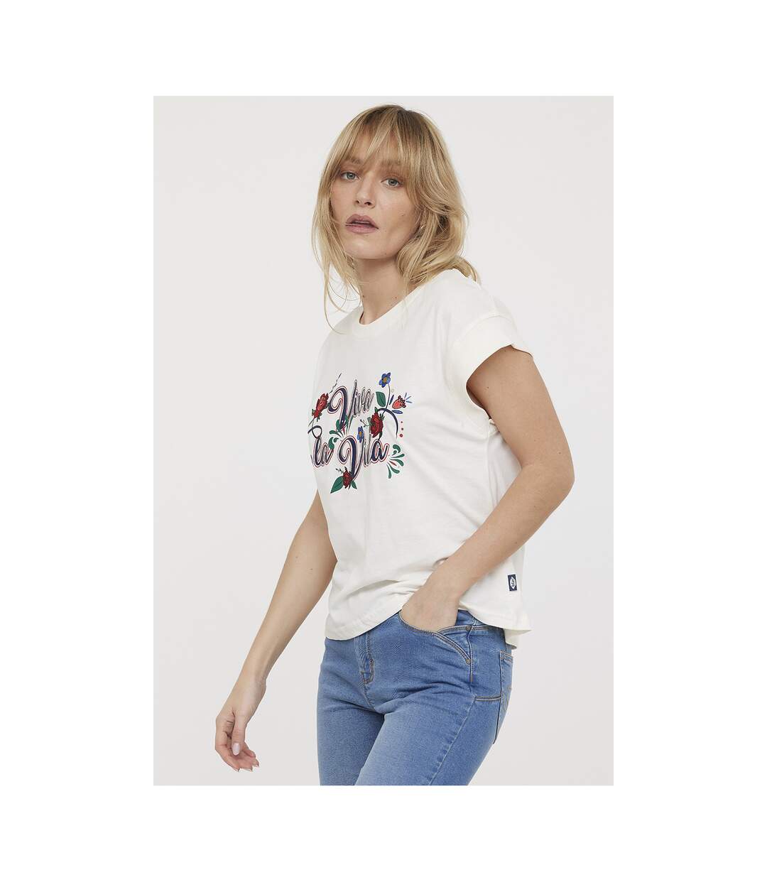 T-shirt manches courtes coton regular AZINA