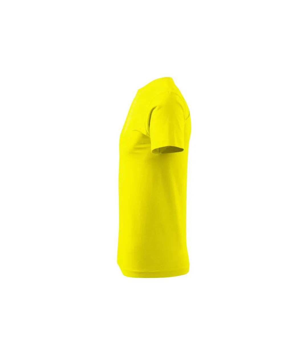 Mens Basic T-shirt Yellow Adler-4